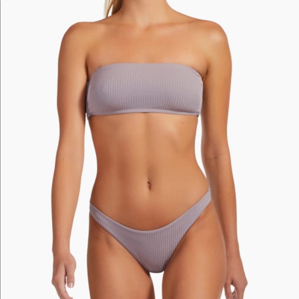 VITAMIN A ribbed bandeau bikini 💦🌸